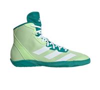 adidas Adizero Mat Wizard 6 Men's Wrestling Boots | UK 9 in Semi Spark Green/Cloud White/Pure Teal