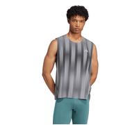adidas Adizero P Singlet Men's Size S - Lightweight Grey Running Top for Ultimate Comfort and Performance