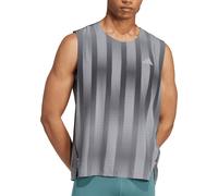 adidas Adizero Pro Mens Running Vest Grey Run Sleeveless Performance Tank Top