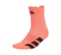 adidas adizero Quarter Running Socks Unisex - coral, black, Size 40-42