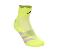 adidas adizero Quarter Running Socks Unisex - yellow, lilac, Size 40-42