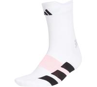 adidas Adizero Quarter Running Socks White Support Sports Training Run Jogging