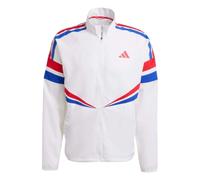 adidas Adizero Retro Running Jacket Asia Sizing 'White Blue Red' JD7317 L