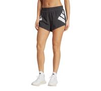 adidas Road To Records 2in Split Running Shorts Women-Black,White, Size M