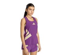 adidas Adizero Road to Records Women's Vest | UK M in Tribe Purple