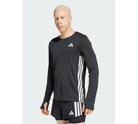 adidas Adizero Running Long Sleeve Tee, Black, Size 2Xl, Men Black