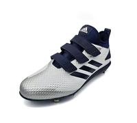 adidas Adizero Speed 8 AC Baseball Shoes (White/Navy/Silver, 10 UK)