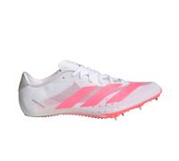 adidas Adizero Sprintstar Running Spikes | UK 8.5 in Cloud White/Solar Turbo/Gold Metallic