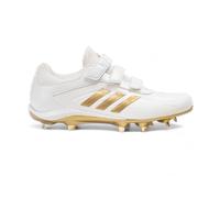 adidas Adizero Stabile Low AC 75 Baseball Cleats Metal - White Gold - UK 6 - 9