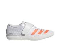adidas Adizero Throws Throwing Shoes | UK 7 in Cloud White/Lucid Orange/Lucid Red