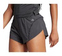 adidas Adizero Womens Split Running Shorts Black Lightweight Reflective Run