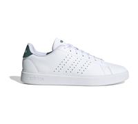 adidas Men's Advantage 2.0 Shoes, Cloud White/Core Black/Green, 11 UK