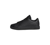 adidas Advantage Base 2.0 Shoes Junior Tennis, Core Black/Core Black/Grey Six, 3.5 UK
