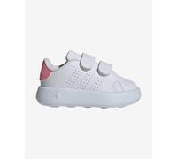 adidas Advantage I pure white baby pink shoes - 26
