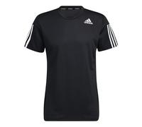 adidas Aero3s Tee Pb Stripe Sports Short Sleeve Black GQ2159 XS
