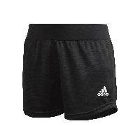 Adidas Aeroready Girls Shorts Colour: Black, Size: 9-10 years