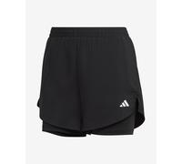 adidas Aeroready Made For Training Minimal 2in1 Shorts Black Women - S