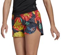 ADIDAS AEROREADY RUN FAST FLORAL PRINTED RUNNING SHORTS HB3276 WOMEN S