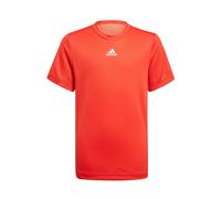 Adidas Aeroready Short Sleeve T-shirt Red 9-10 Years Boys