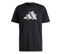 adidas Aeroready Tennis Logo Slam Graphic T-shirt Asia Sizing 'Black' IS2419 M