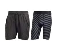 adidas Aeroready Two-in-One Pro Shorts 'Black' IB5493 XL