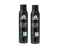 Adidas After Sport Deodorant Body Spray for Him 200ml - Pack of X2