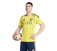 adidas Mens Al Nassr Home Shirt 2025 2026 Adults Short Sleeve Domestic Crew Neck