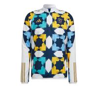 adidas Algeria Training Top Asia Sizing 'White Navy Yellow' HF1461 L