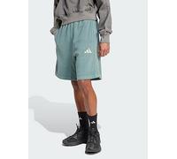 adidas ALL SZN French Terry Washed 8 Inch Shorts, Brown, Size M, Men Brown