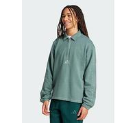 adidas All SZN French Terry Washed Half-Zip, Brown, Size 2Xl, Men Brown