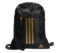 adidas Unisex's Alliance 2 Sackpack Bag, Black/Gold Metallic, One Size