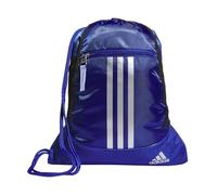 adidas Alliance II Sackpack, Semi Lucid Blue/Silver Metallic/Blue Spark, One Size, Adidas Unisex Alliance Sackpack (12l) Lightweight Athletic Small Drawstring Team Sports Workout Bag