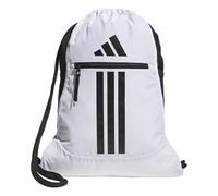 adidas Alliance Sackpack - Drawstring Backpack Small Bag for Men and Women, White/Black, One Size