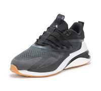 adidas Men's Alphaboost V2 Sneaker, Black Black White, 11 UK