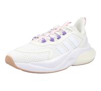 adidas AlphaBounce+ White Trainers Breathable Mesh Comfortable Gym Shoes