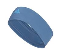 adidas Unisex-Adult Alphaskin 2.0 Elastic Headband, Wonder Steel Blue/Pulse Blue, One Size