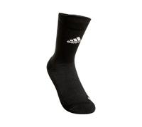 adidas Alphaskin Crew Low Cut Sports Socks - Black, White, Size 34-36