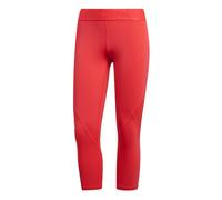 adidas Alphaskin Womens Pink Leggings Cotton - Size Large