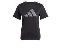 adidas Animal Graphic T-Shirt, Cotton, Black