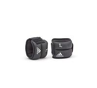 adidas Ankle/Wrist Weights , 2 x 1 kg, Black (Black/White)