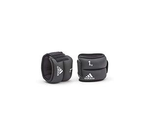 adidas Ankle/Wrist Weights , 2 x 1 kg, Black (Black/White)