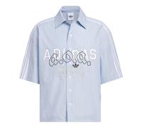 adidas AOA Button Up Shirt Asia Sizing 'Night Indigo' KT7990 XS