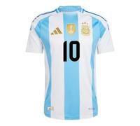 adidas Argentina 2024 Messi Home Authentic Soccer Asia Sizing 'White Blue' JN1505 M