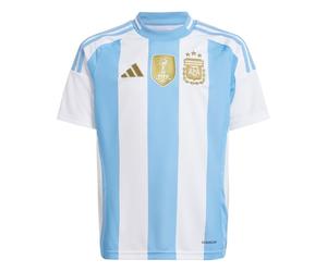Adidas Argentina Home Junior Short Sleeve Jersey 2024 Colour: White/Blue, Size: 13-14 years