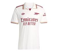 adidas Arsenal 2025/2026 Third Kit Jersey Asia Sizing 'Cloud White Burgundy' JI9556 XL