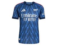adidas Arsenal 25/26 Away Authentic Jersey, Recycled Polyester, Blue