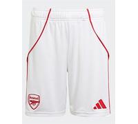 adidas Arsenal Junior 25/26 Home Stadium Shorts, White, Size 9-10 Years White