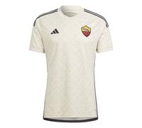 Adidas AS Roma Away Mens Short Sleeve Jersey 2023/2024 Colour: Ecru, Size: Small