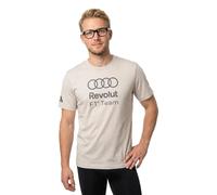 adidas Men's Audi Formula ONE Team DNA Graphic TEE, Chalk Pearl, S