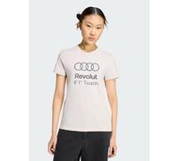 adidas Audi Revolut F1 Team Dna Graphic Tee, White, Size S, Women White